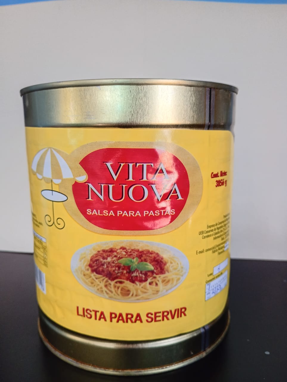 Vita Nova en lata de 3.056Kg