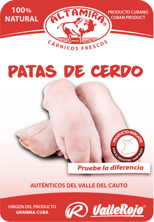 Pata de Cerdo paquete 4unidades