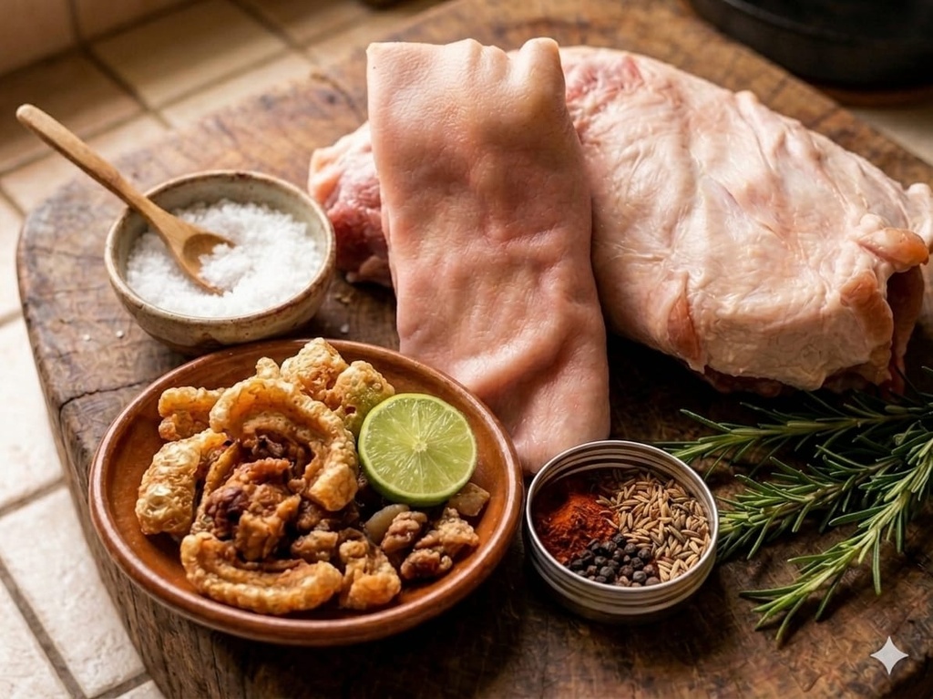 Capa de Cerdo para Chicharron (paquete 0.8 - 1.0 Kg)